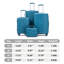 14"/20"/24"/28"  4 Pcs/Set In PP Spinner Wheel Luggage