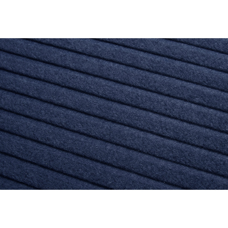 Non-Slip Solid Color Doormat, Blue, Rectangular 60 x 90cm