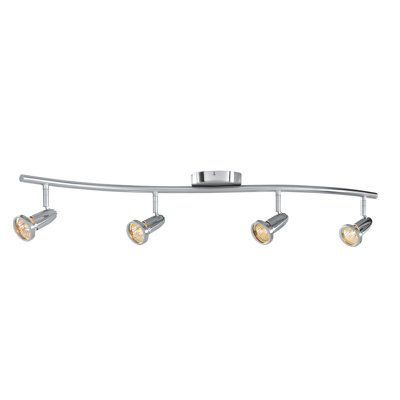 Ensemble de rail d’éclairage 4 lumières Gaskin