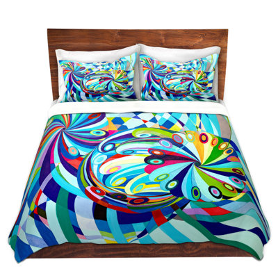 Ensemble de housse de couette DiaNoche en microfibre par Lorien Suarez - Elan Flow 8