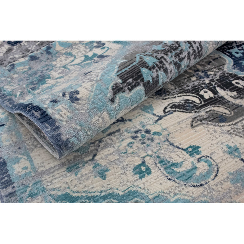Mosely Oriental Indoor Rug, Rectangle 3'11" x 5'9"