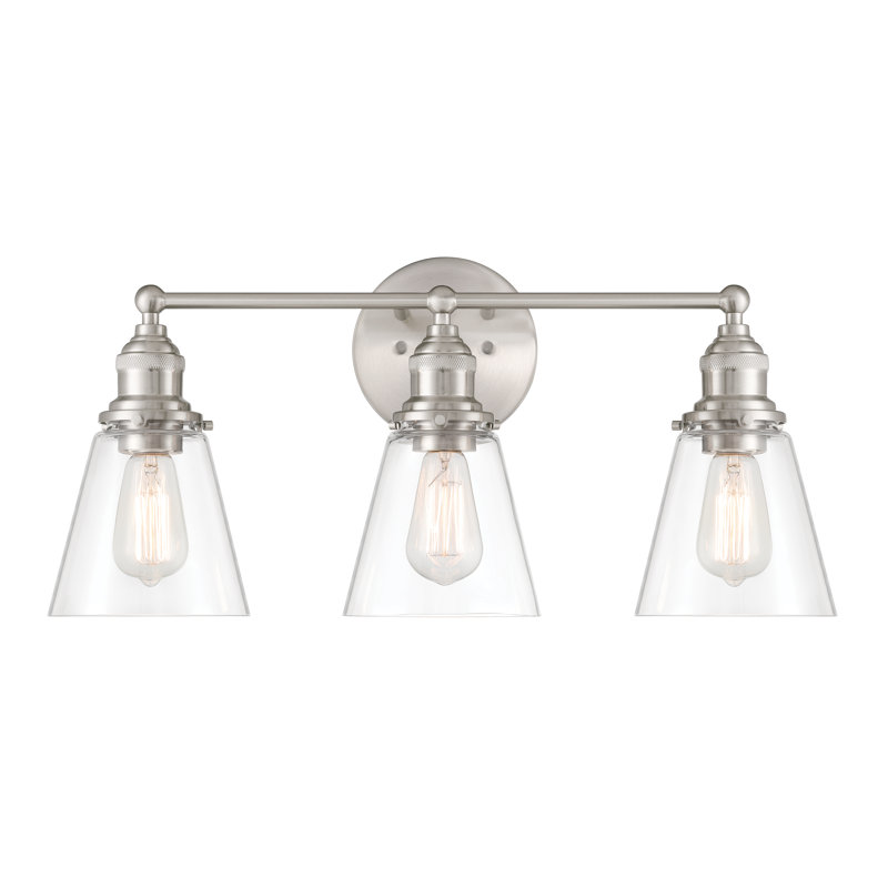 Barwell 24" 3-Light Vanity, 3 Lights, 11.75" H x 24" W x 7.5" D