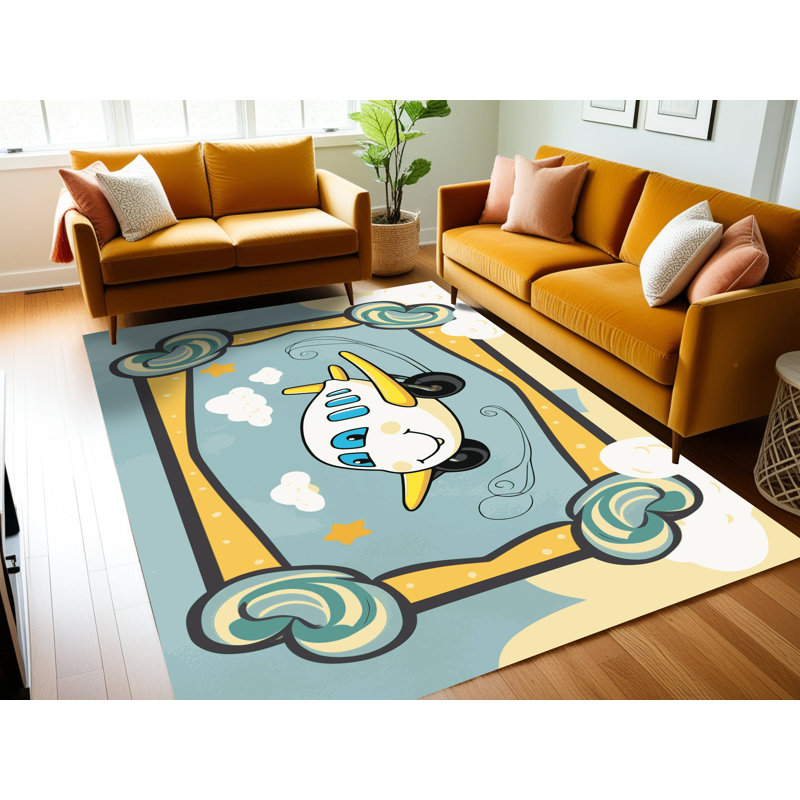 Tapis pour enfants East Urban Home, Rectangulaire 2 pi x 3 pi