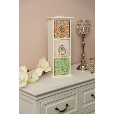 Paisley Jewellery Box + Drawers