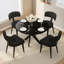 Ensemble de table de cuisine moderne, table de salle à manger en MDF avec chaises-1305841549-1305841548-1305841552
