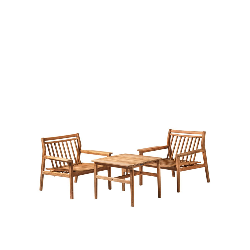 Sammen Outdoor Square Teak Garden Table