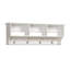Portemanteau mural Carabelle, support à vêtements, portemanteau mural, portemanteau en bois avec 4 crochets-28330894