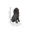 Statue de chien cocker spaniel assis réaliste Rory de 45 cm (18 po) avec finition antique-134832996
