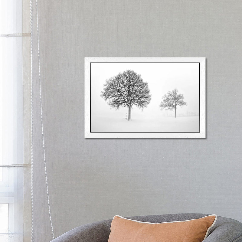 We Live And Die Together by Ben Heine - Print on Canvas, White Floater Framed, 101.6 cm H x 66.04 cm W