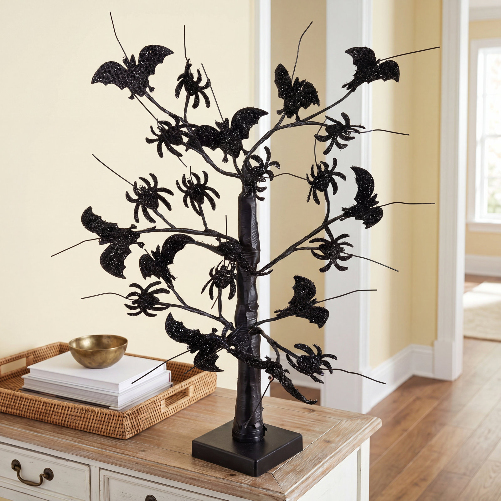 20" Pre-Lit Halloween Tree