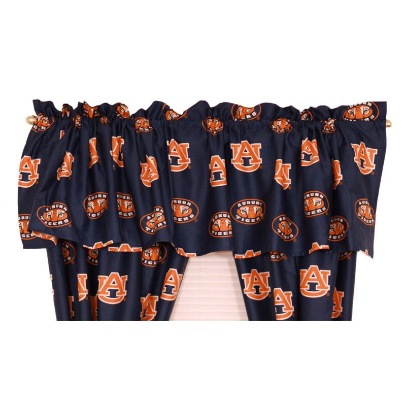 College Covers NCAA Tailored 84'' W Window Valance in