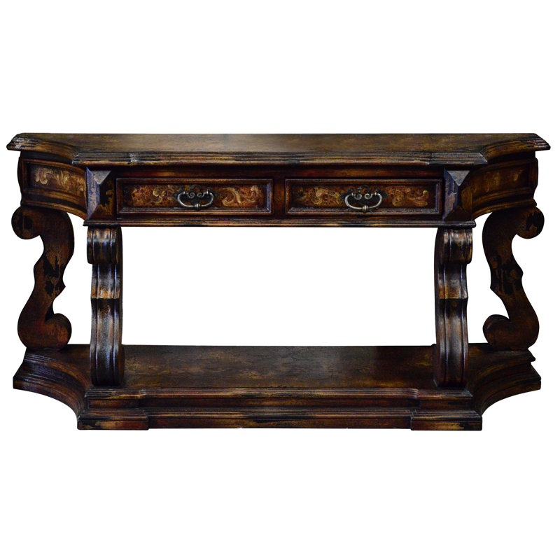 Console en bois massif 72 "