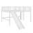 Full Size Low Loft Bed With Slide And Ladder,Wooden Bed Frame With Guardrails For Girls,Boys,No Box Spring Required-799477743