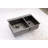 Double Bowl Drop In Sink- 33"X22" Gunmetal Black  Double Bowl Kitchen Sink 16 Gauge With Two 9" Deep Basin