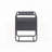 Wonderlin 1-Drawer Metal Nightstand in Black