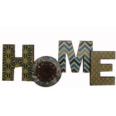 Décoration murale plaque en mdf home