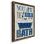 «Bubble Bath», art textuel sur toile-1581097763-1581097759