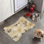 Tapis neutre à feuilles - 1 pièce
