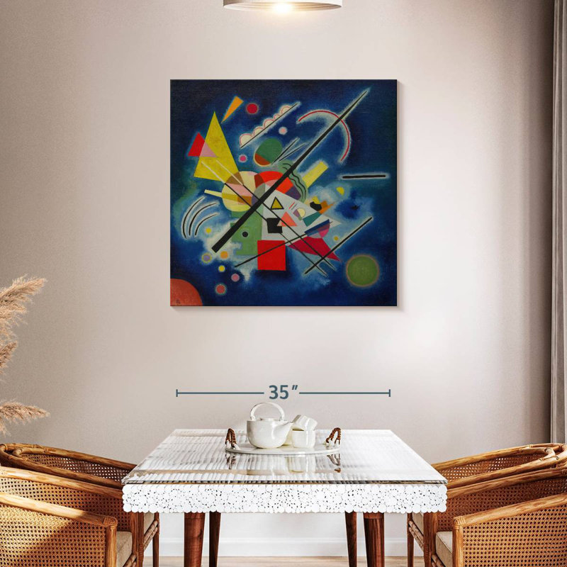 Avery - peinture bleue - 1924, H 36 po x l 36 po