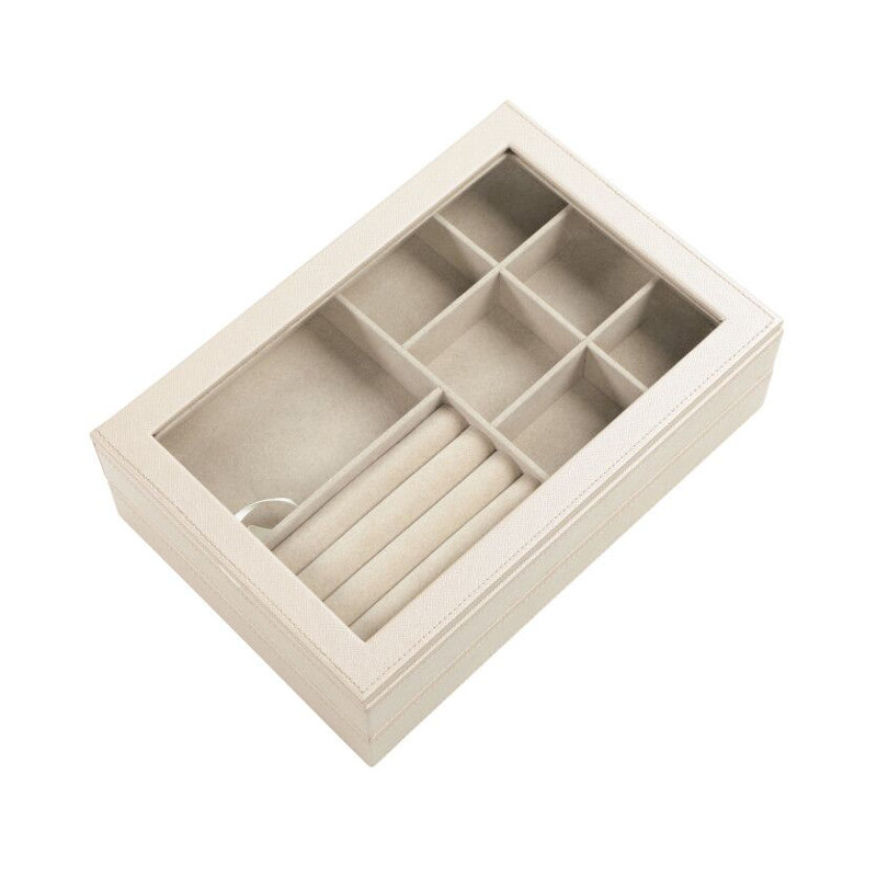 Wood Jewelry Organizer Tray, Gold