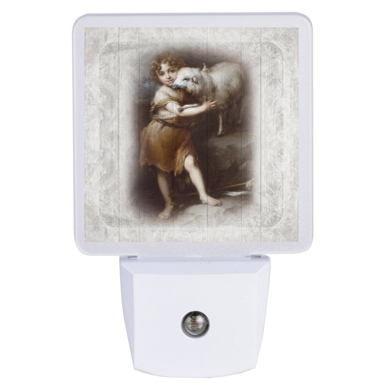 Saint Jean-Baptiste et l'agneau «Let Your Light Shine Nightlight»