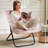 Folding Upholstered Saucer Chair-504496126