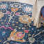 Tapis bleu marine Verda-460400707