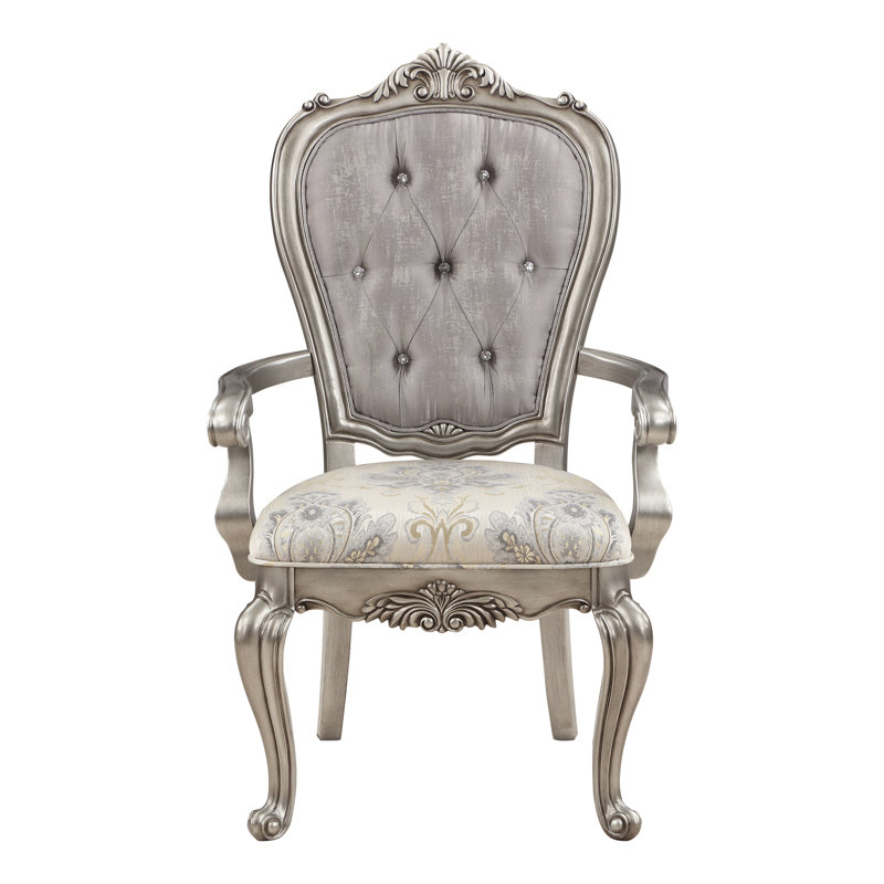 Chaises beiges 2 - Platine antique, élégant, salle à manger de luxe