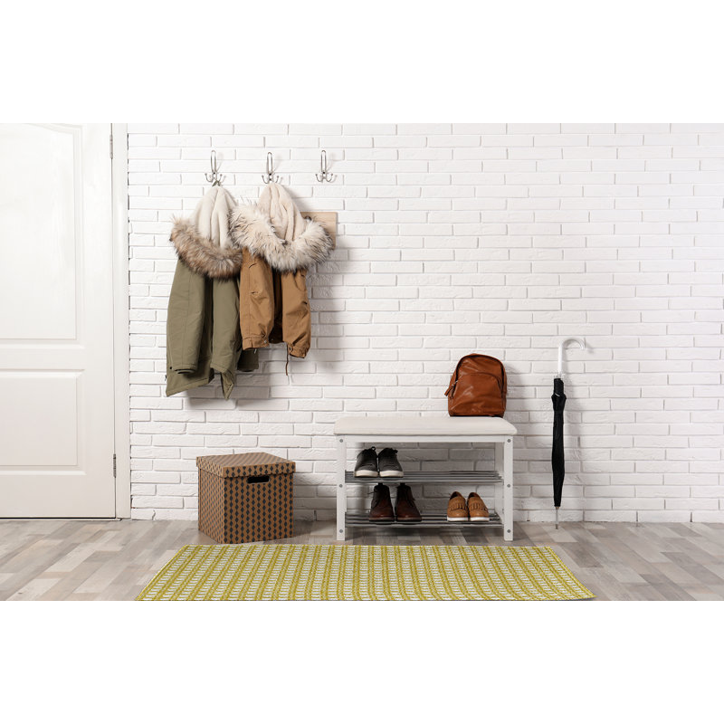 Chenille Geometric Indoor Rug, Rectangle 3' x 5'