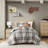 Certified Polyester Bedding Sets, Plaid Full Queen Farmhouse Home