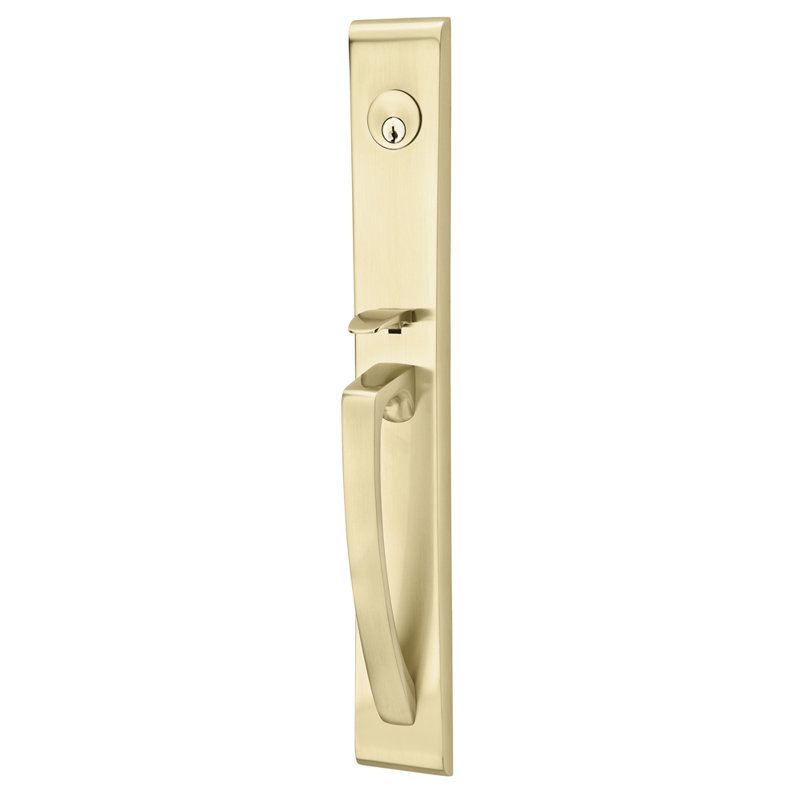 Emtek Orion Full Length Dummy Tubular Entryset, Astoria Clear Knob, Oil Rubbed Bronze, Reversible