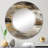 Painted Gold Stone - Traditional Mirror-40097252