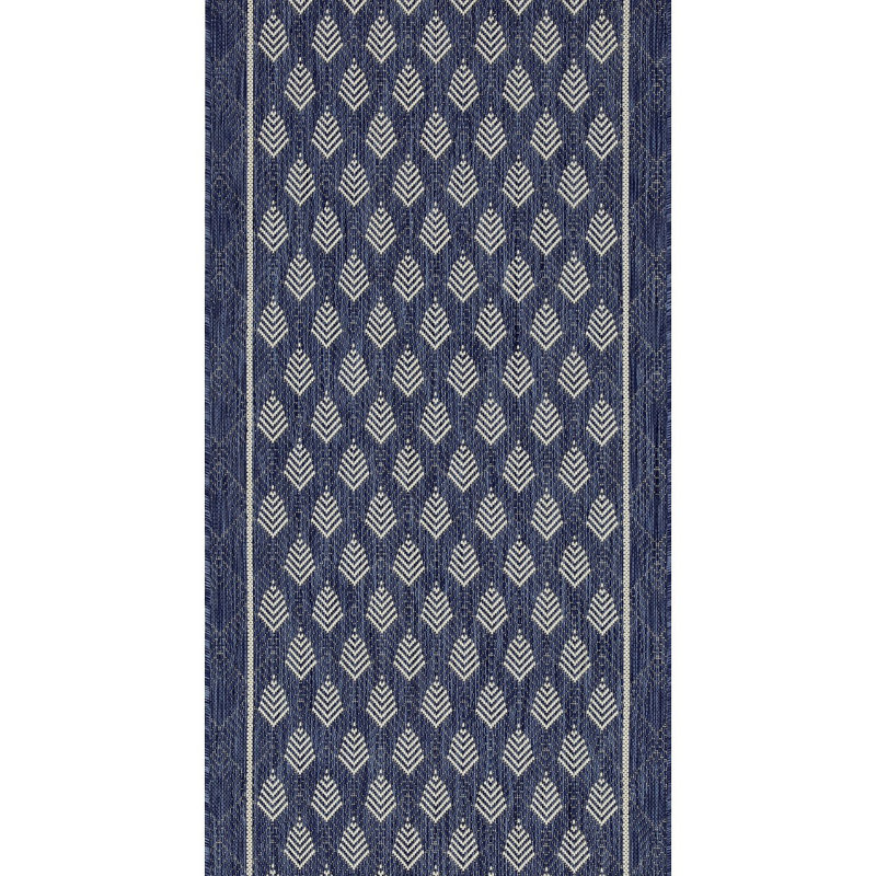 Sunshine Indoor/Outdoor Area Rug, Blue, Rectangle 7'10" x 10'3"