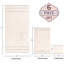 Ensemble de 6 serviettes de salle de bain Lavish Home - Essentiels de salle de bain 100% coton 525GSM - 2 draps de bain, 2 serviettes à main et 2 débarbouillettes pour le bain, la douche, la salle de sport, le spa et le dortoir (beige)-1585155457-1506252947