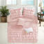 Ensembles de literie en microfibre douce, style grand lit à volants pour maison moderne