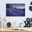 Art mural en verre Ebern Designs «Newfallen Snow At Pemaquid Point» par Rick Berk-248997706