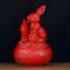Statue de lapin artistique en céramique - charme intemporel pour la maison et le bureau-115285264