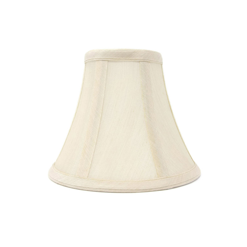 5'' H Silk Bell Lamp Shade, Cream