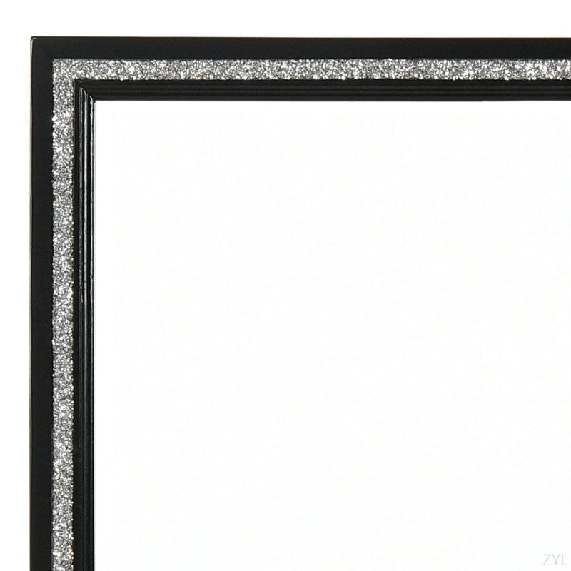 Weathered Black Finish Mirror