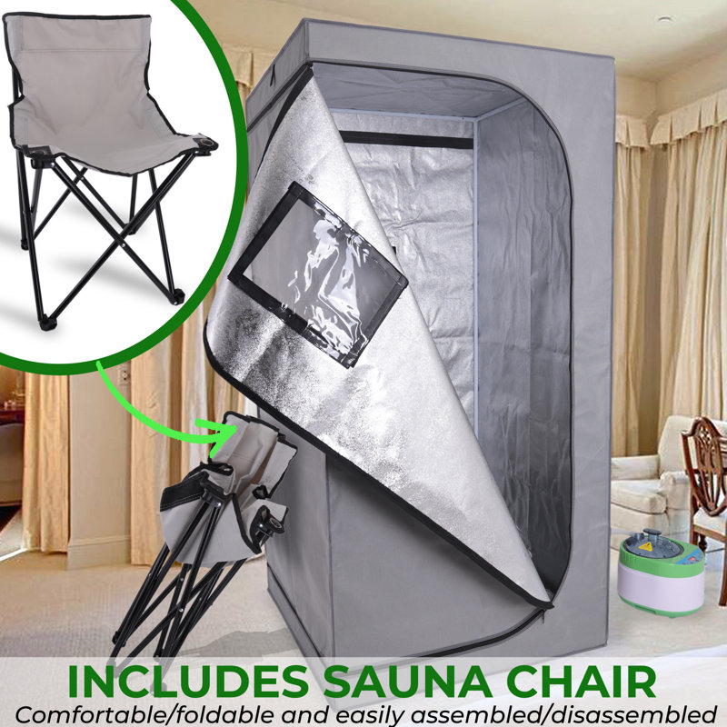 SereneLife Polyester Water Resistant Sauna Tent