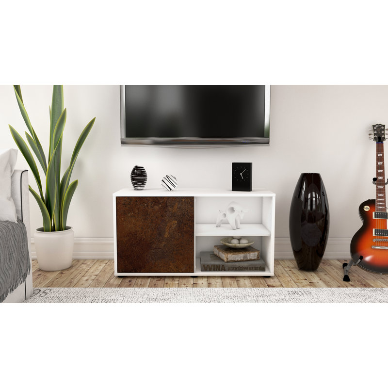 Jaren 91.8cm W Chest of Drawers, White/Dark brown