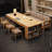 Brown Rectangular Solid Wood desk-335080775