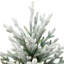 Real Touch Medium Flocked Snowcap Fir Artificial Christmas Tree - 6.5' - Unlit