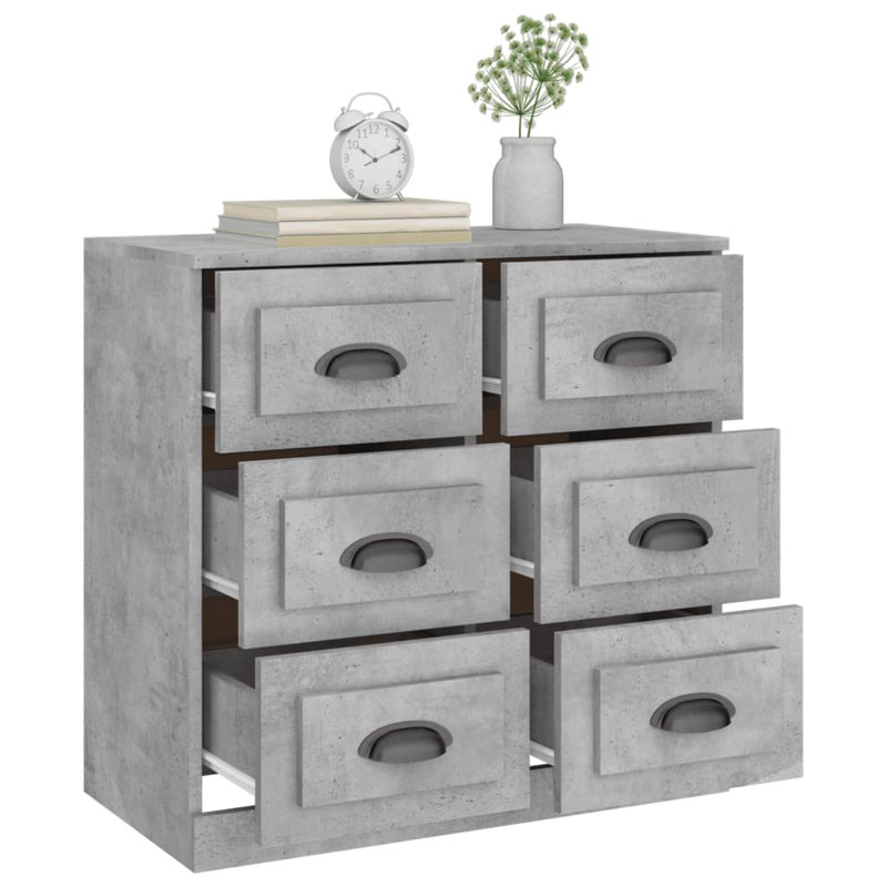 Dauntsey 70 Cm Wide Sideboard, Concrete Grey