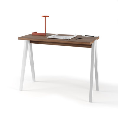 Gundrath Solid Wood Base Writing Desk