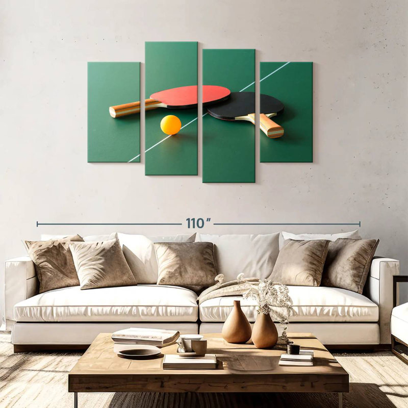 Sireci Pingpong Gear Set, 48" H x 75" W