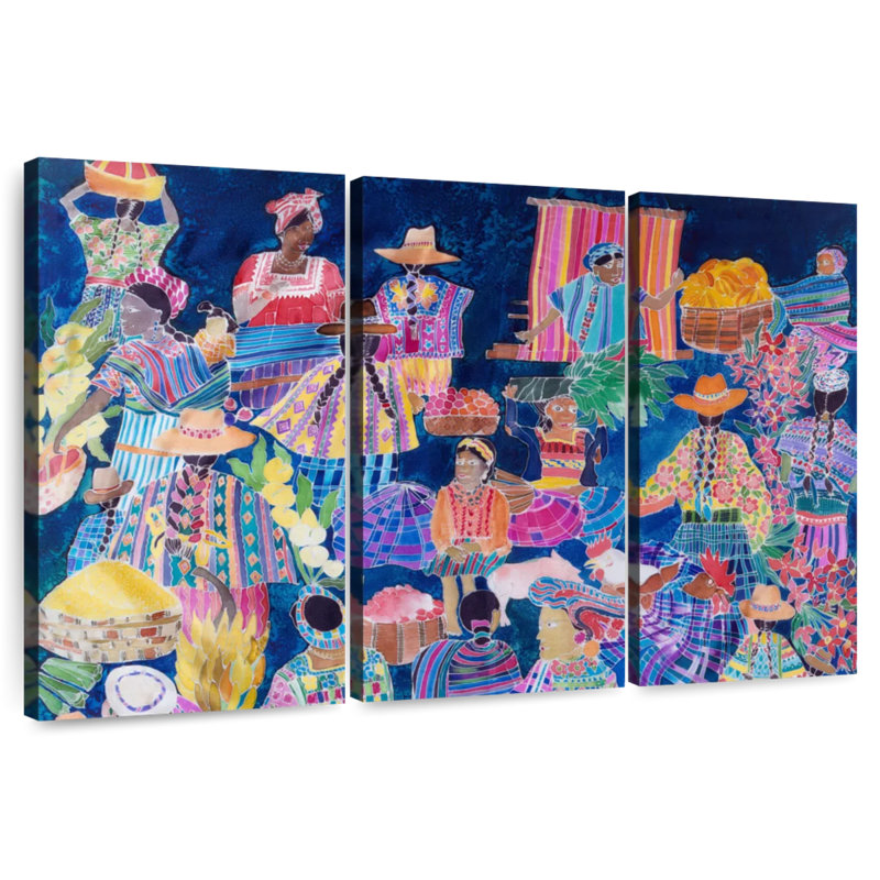 Guatemala Impressions, 32" H x 50" W
