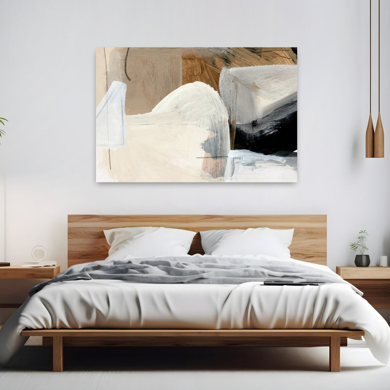 Art contemporain, art contemporain abstrait, H 40 po x l 60 po