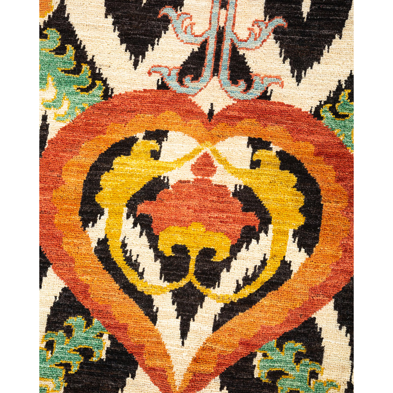 Suzani One-of-a-Kind 9'10" X 10'3" Area Rug