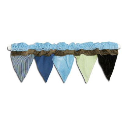 Aradhya Cotton Striped Pointed Window Valance